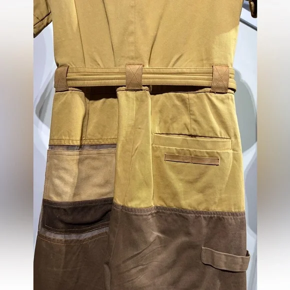 Fendi Jumpsuit SIZE SMALL Brown, Suede